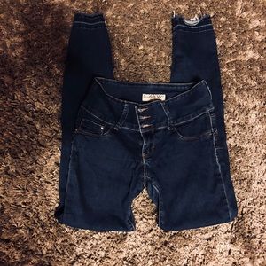 high waisted jeans